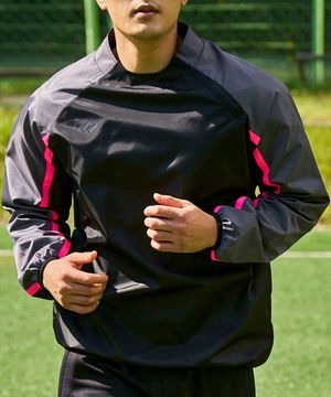 방풍 블록 윈드브레이커 - 블랙