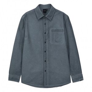다잉 옥스포드 셔츠 R Grayish Blue
