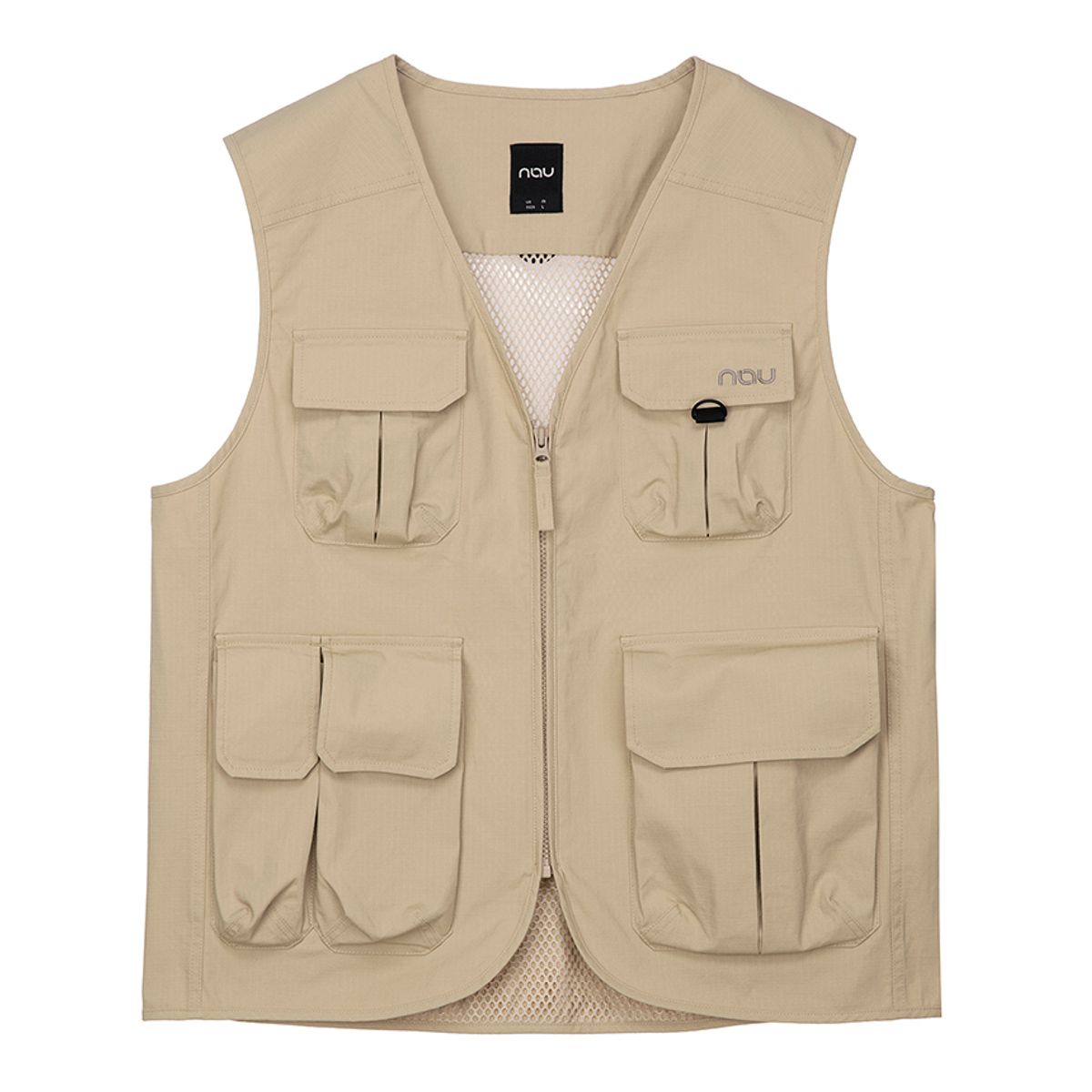 나우(nau) 봄 립스탑 포켓 베스트 Beige