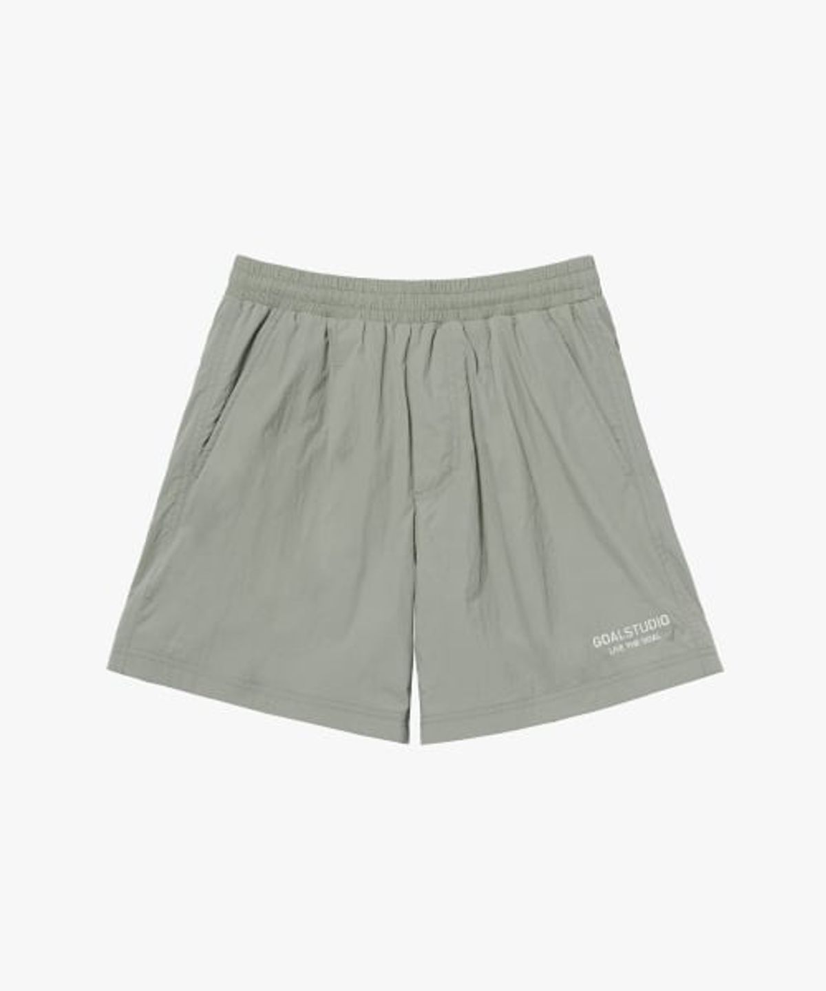 골스튜디오(GOALSTUDIO) ESSENTIAL WOVEN SHORTS-LIGHT KHAKI