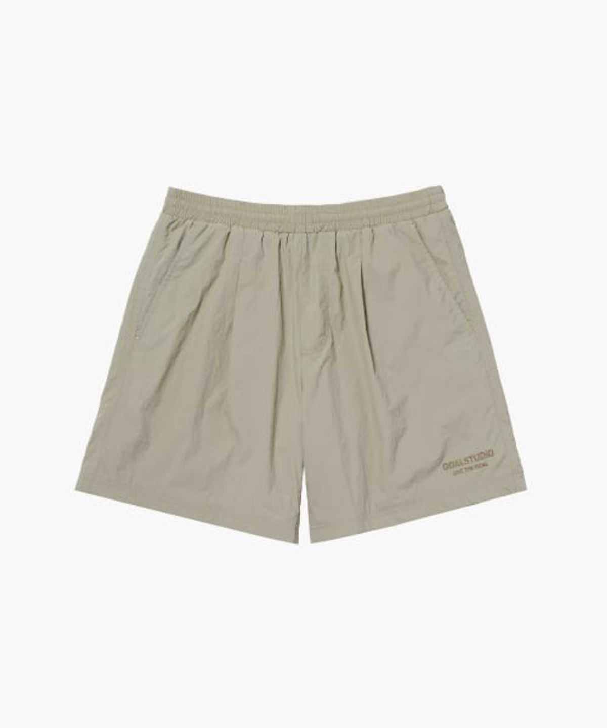 골스튜디오(GOALSTUDIO) ESSENTIAL WOVEN SHORTS-LIGHT BEIGE