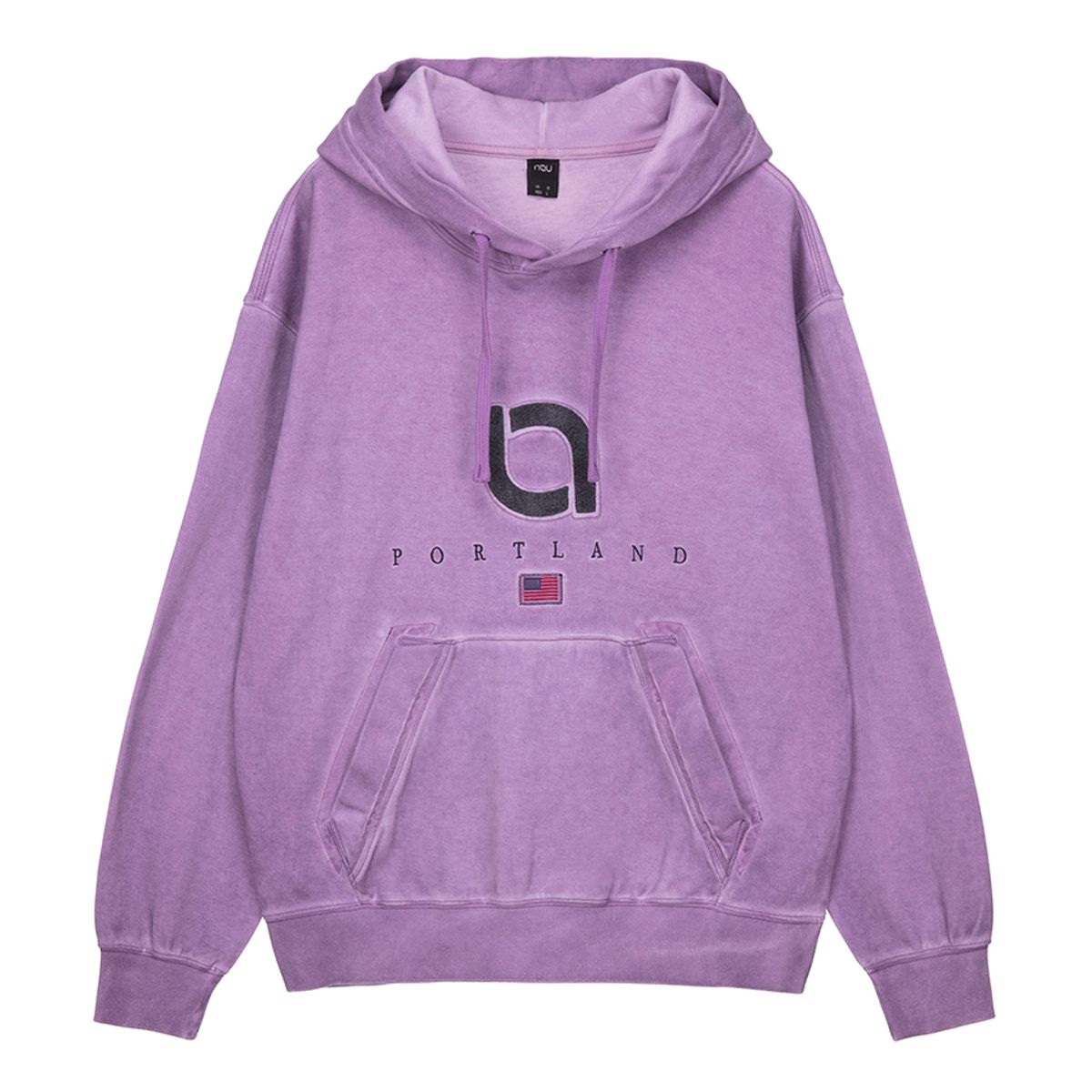 나우(nau) 가먼트다잉 포틀랜드 스웻 후드 티 Violet
