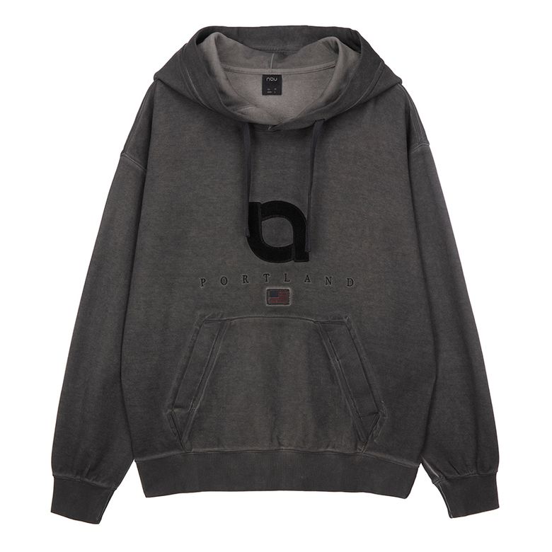가먼트다잉 포틀랜드 스웻 후드 티 Dark Gray