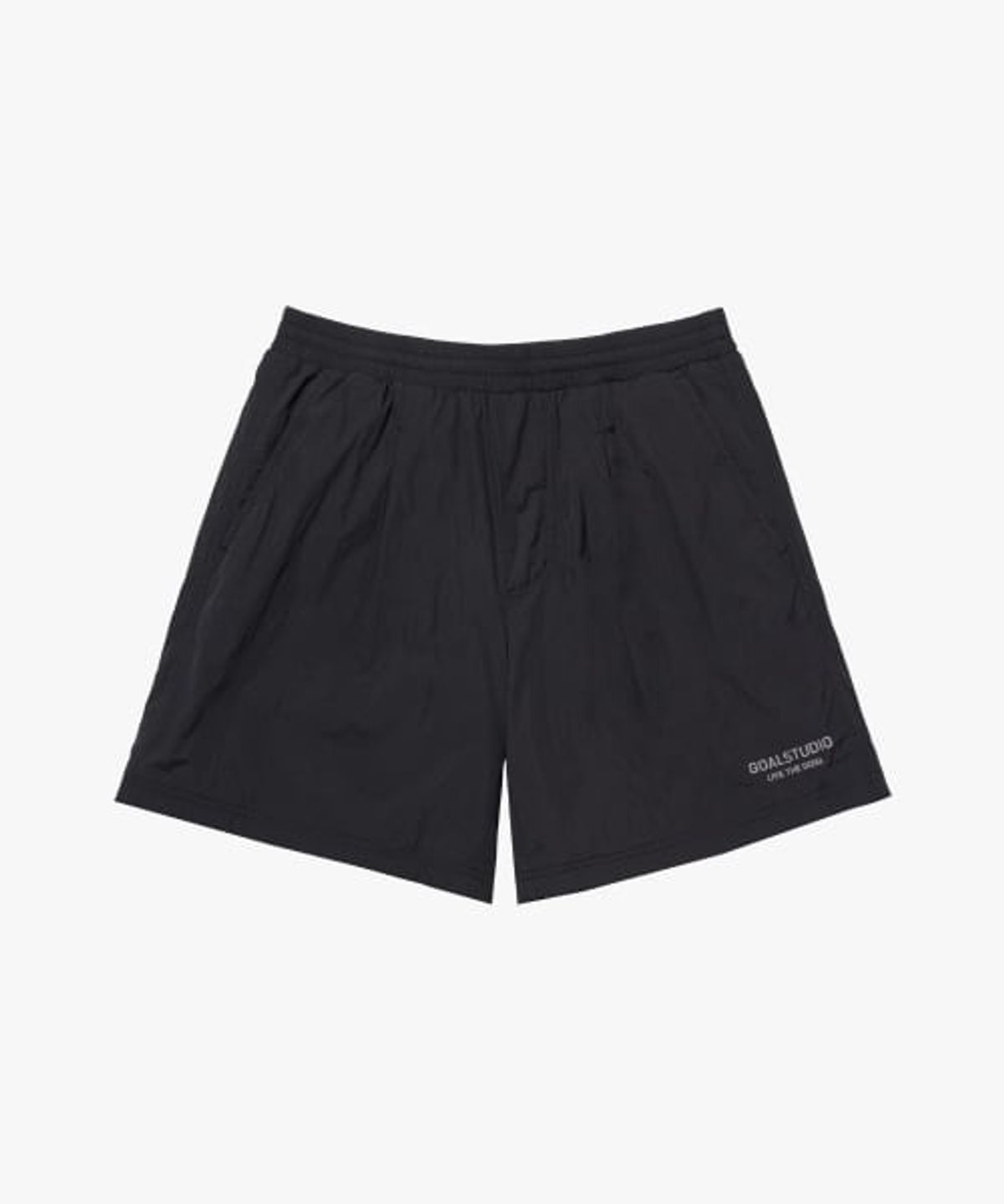 골스튜디오(GOALSTUDIO) ESSENTIAL WOVEN SHORTS-BLACK