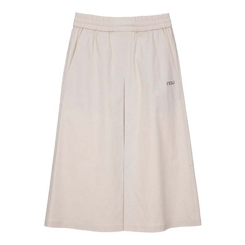 W 봄 립스탑 스커트 Light Beige