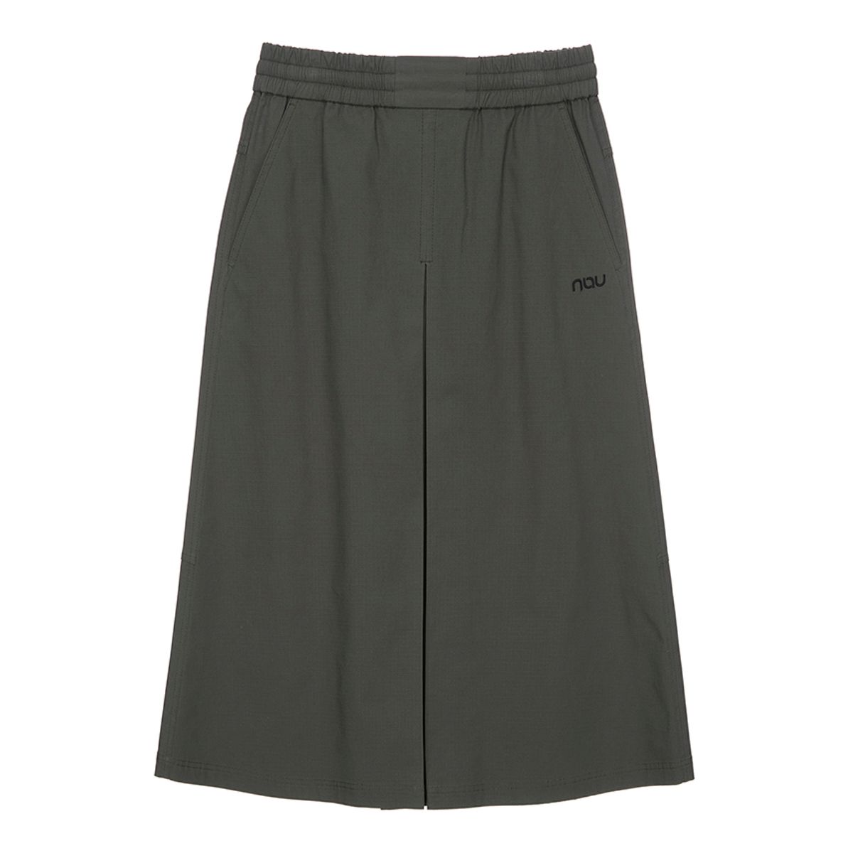 나우(nau) W 봄 립스탑 스커트 Khaki