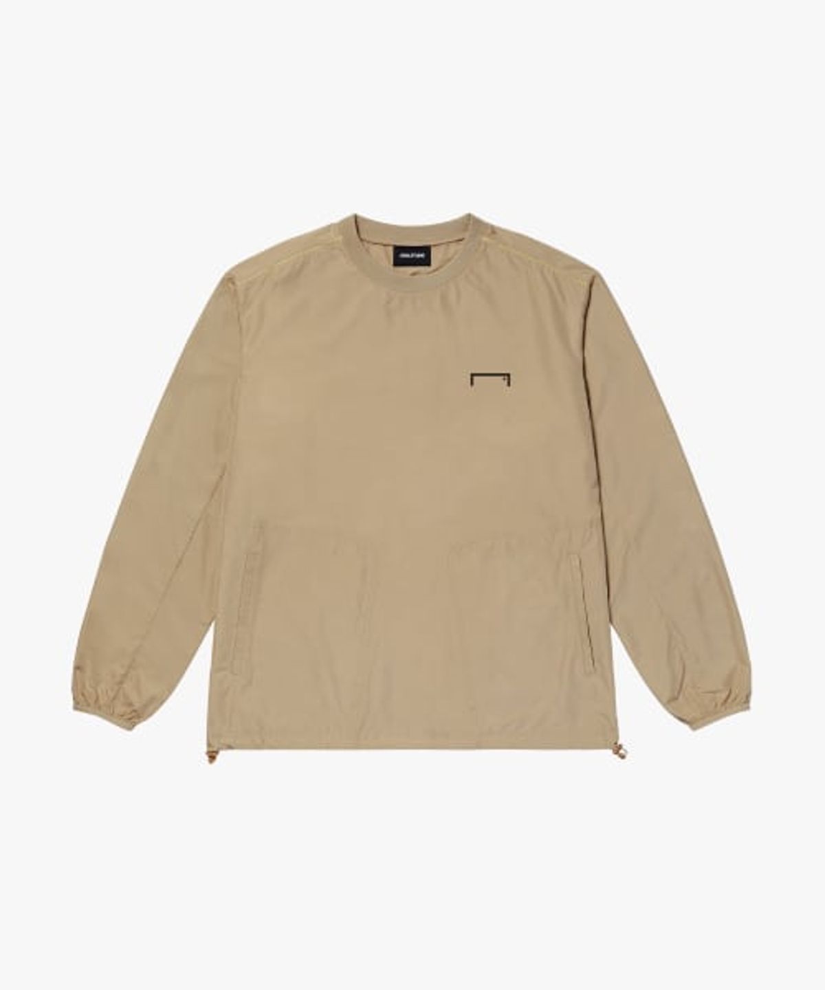 골스튜디오(GOALSTUDIO) AIR THROUGH LONG SLEEVE WIND PULLOVER-BEIGE