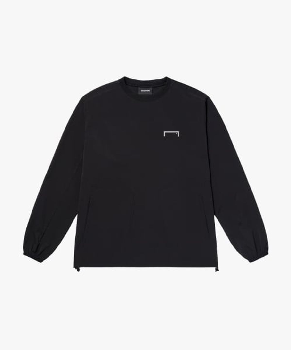 골스튜디오(GOALSTUDIO) AIR THROUGH LONG SLEEVE WIND PULLOVER-BLACK