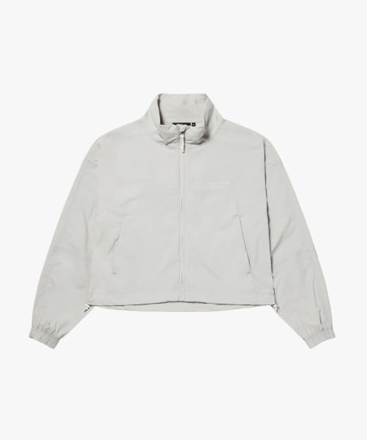 골스튜디오(GOALSTUDIO) WOMENS STRETCH NYLON CROPPED JACKET-LIGHT GREY
