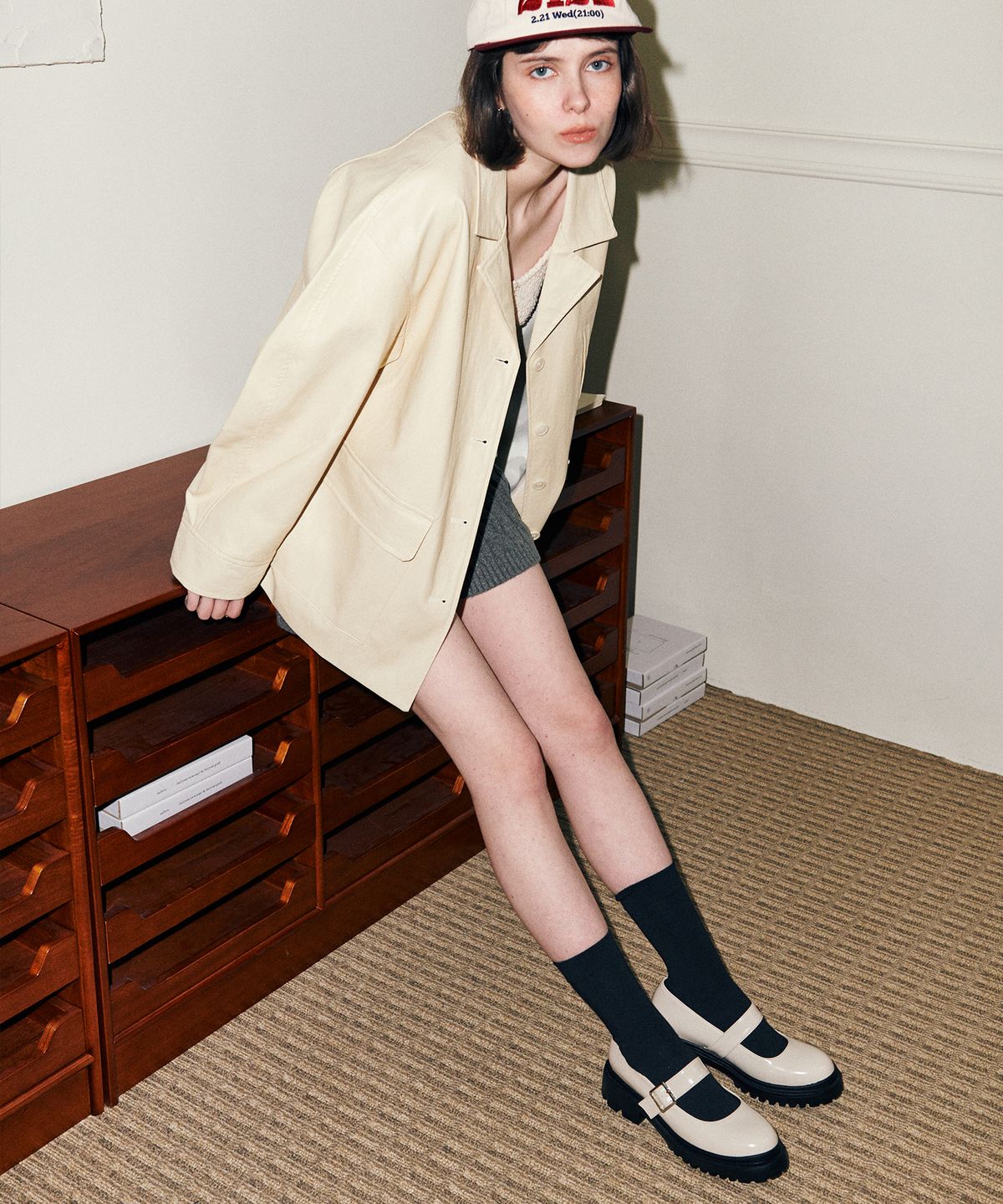 마크모크(MAC MOC) Donna Edition 2Color 청키 메리제인 5Cm