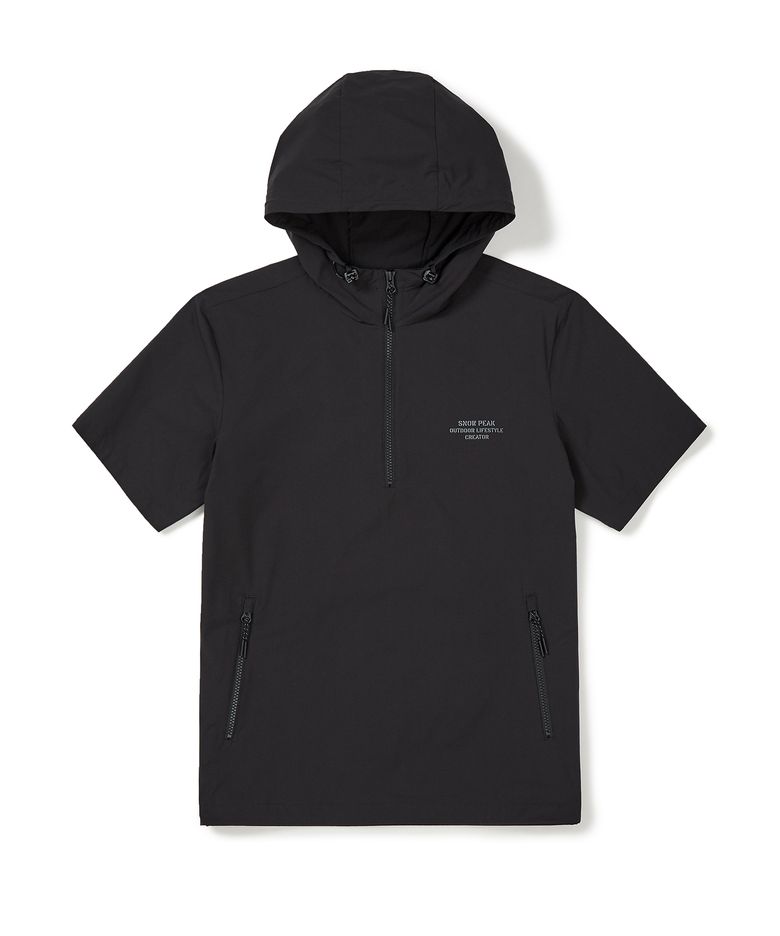 프로 반팔 후드 아노락 Dark Charcoal (S23MMTAN30)