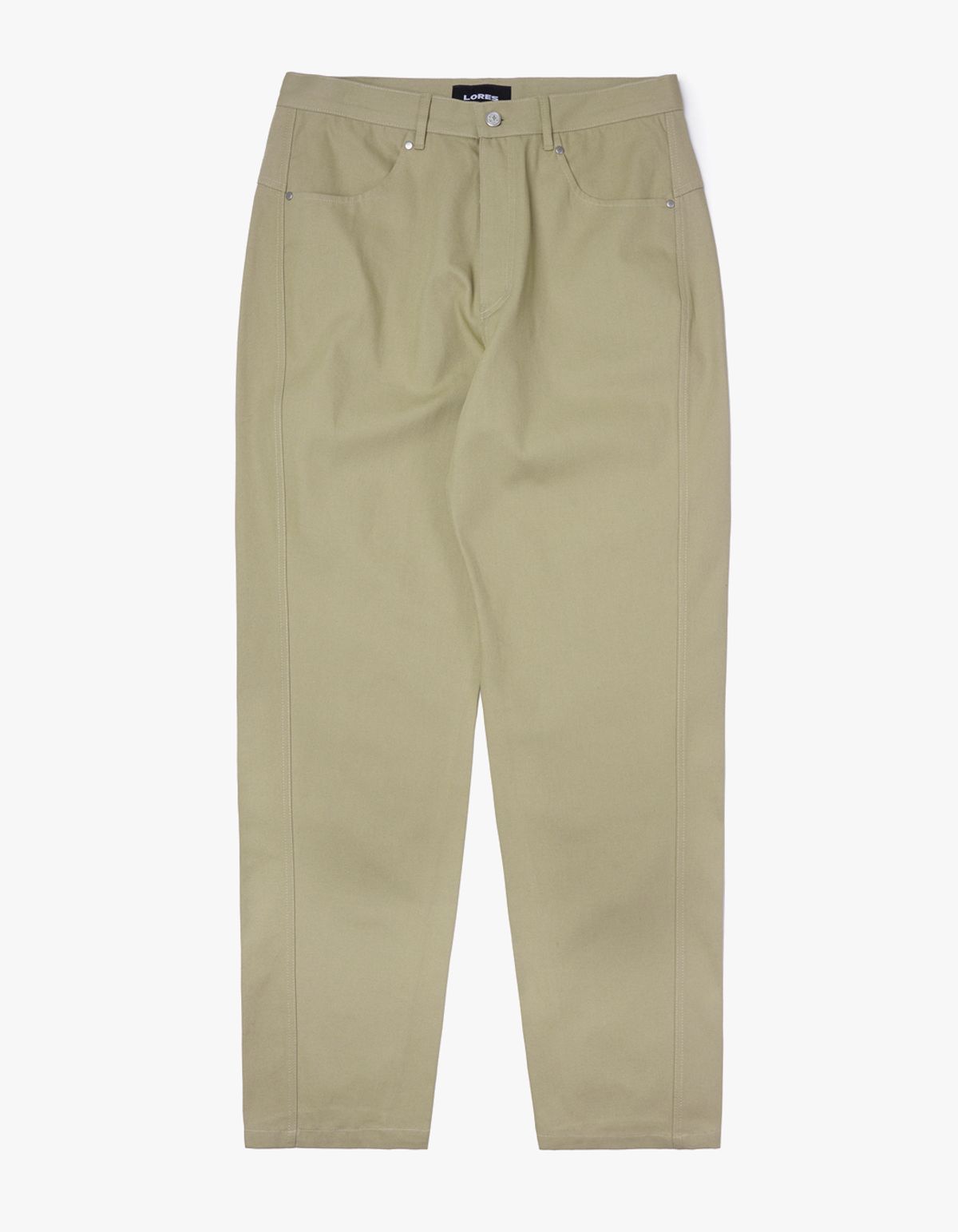 로어즈(LORES) Twisted Leg Trousers - Beige