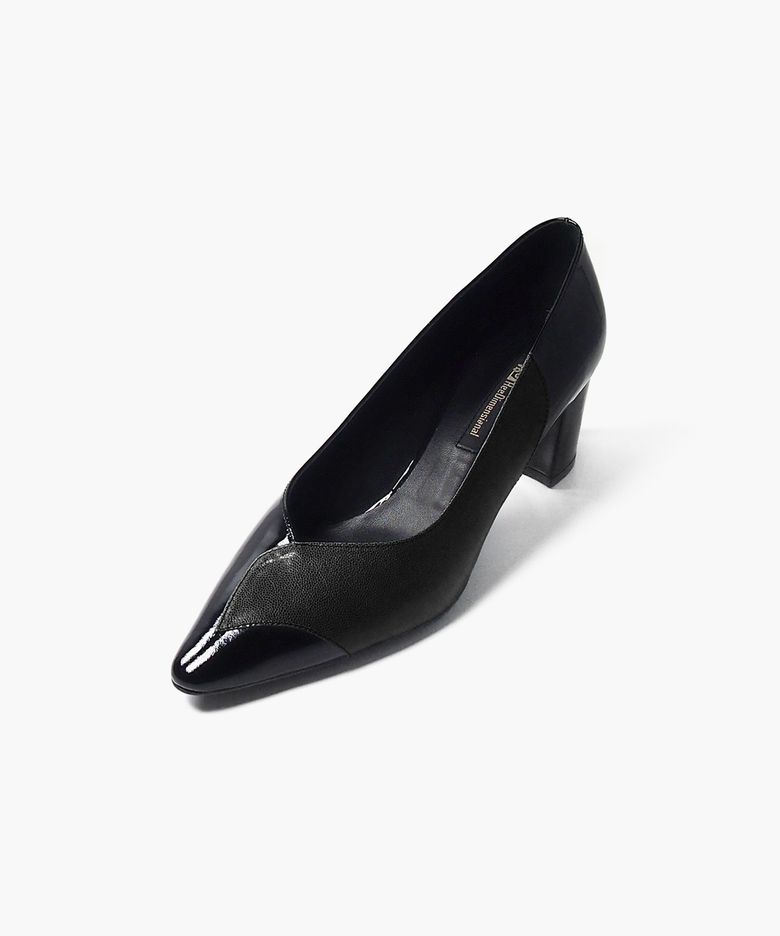 SOLISH 펌프스 HD230-603B / 블랙 포인티드토 힐 6CM