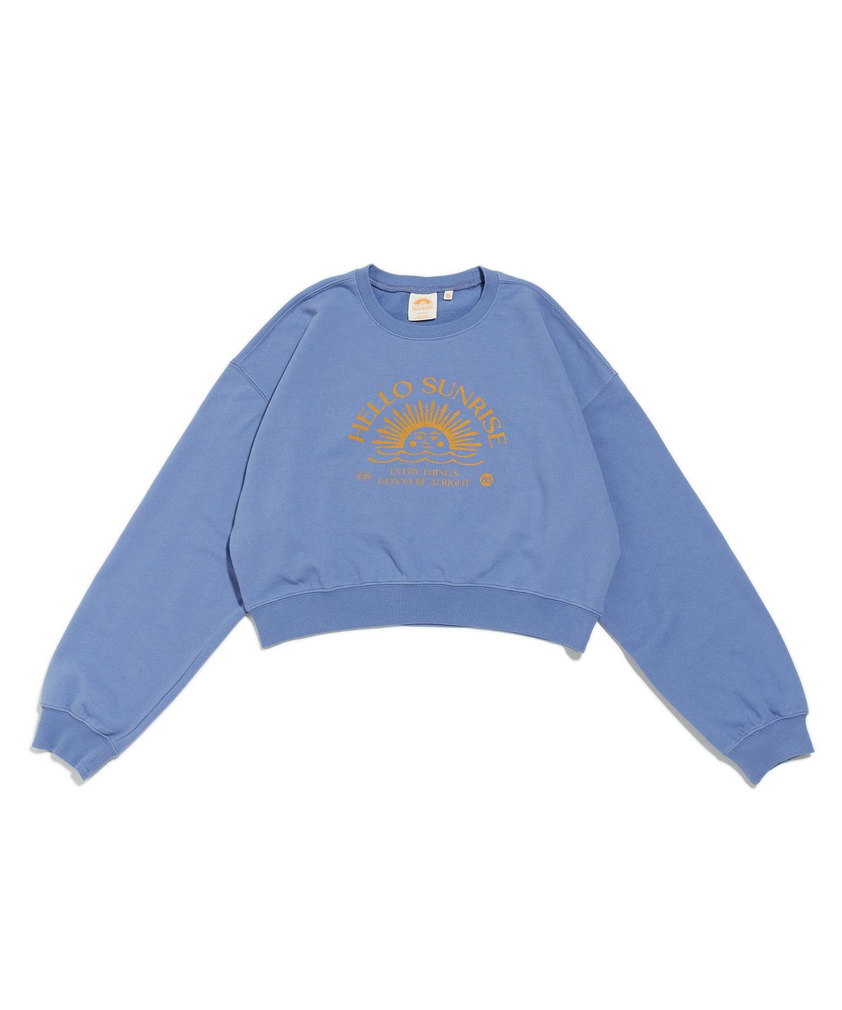헬로 선라이즈(HELLO SUNRISE) HS Arch Logo Long Sleeve (W) (Blue)
