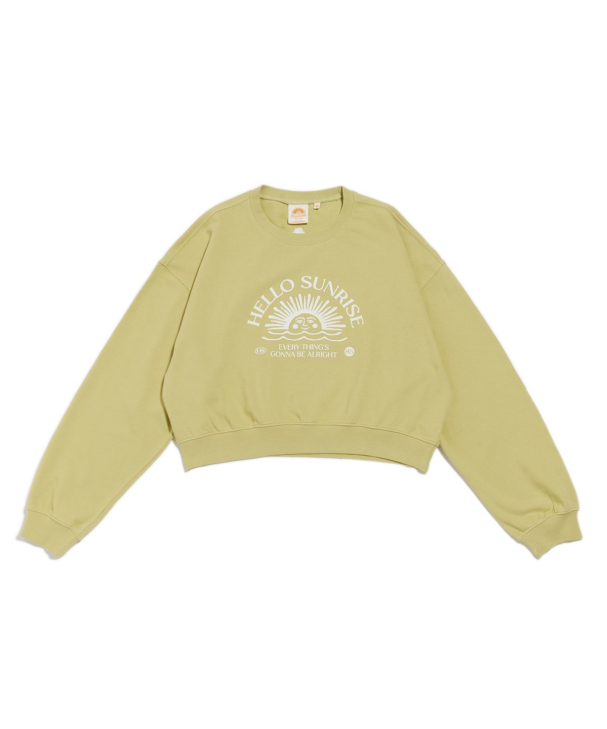 헬로 선라이즈(HELLO SUNRISE) HS Arch Logo Long Sleeve (W) (Mustard)