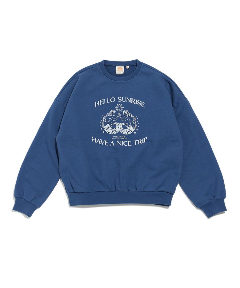 HS Mermaid Logo Sweatshirt (Vintage Blue)