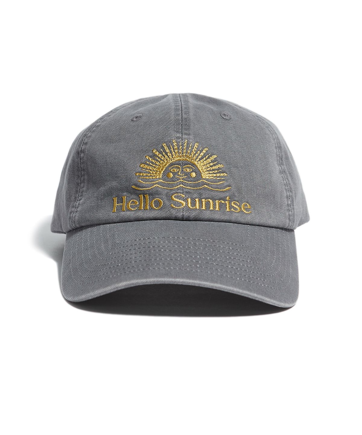 헬로 선라이즈(HELLO SUNRISE) Washed OG Logo Ball Cap (Gray)