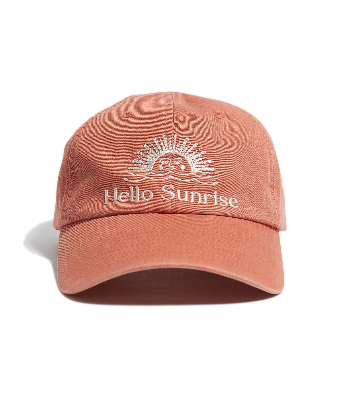 헬로 선라이즈(HELLO SUNRISE) Washed OG Logo Ball Cap (Orange)