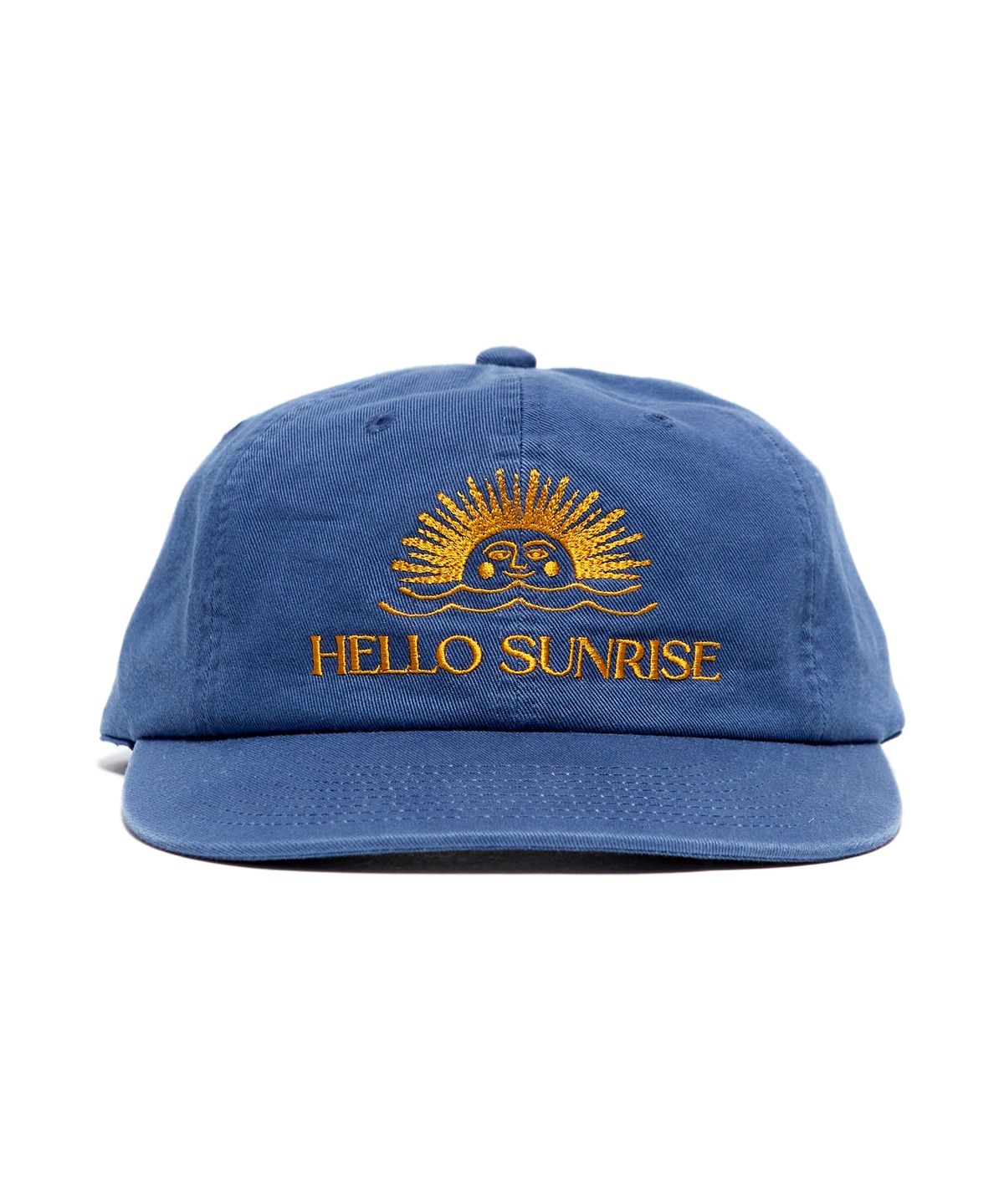 헬로 선라이즈(HELLO SUNRISE) Washed OG Logo 6panel Cap (Ocean Blue)