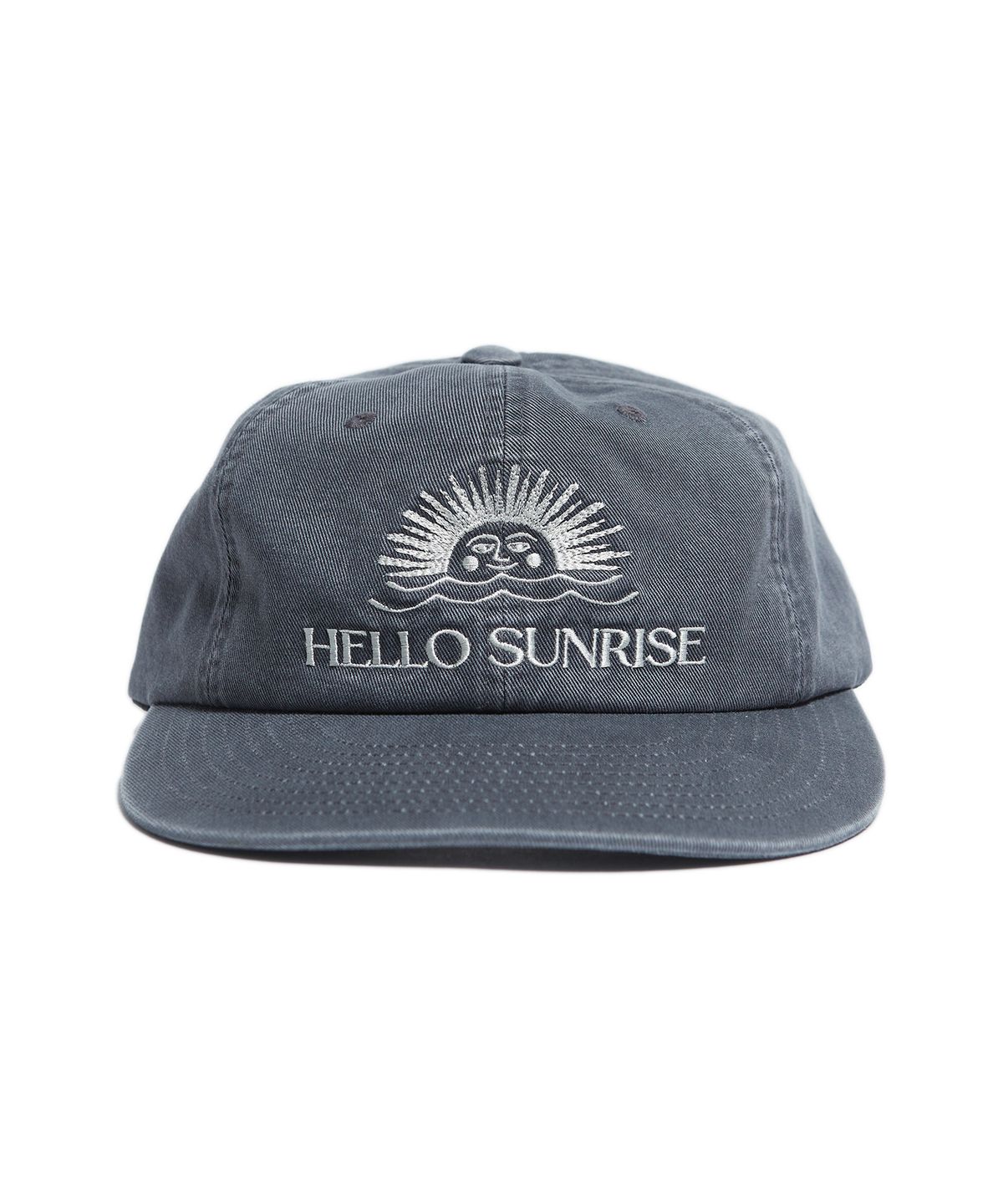 헬로 선라이즈(HELLO SUNRISE) Washed OG Logo 6panel Cap (Charcoal)