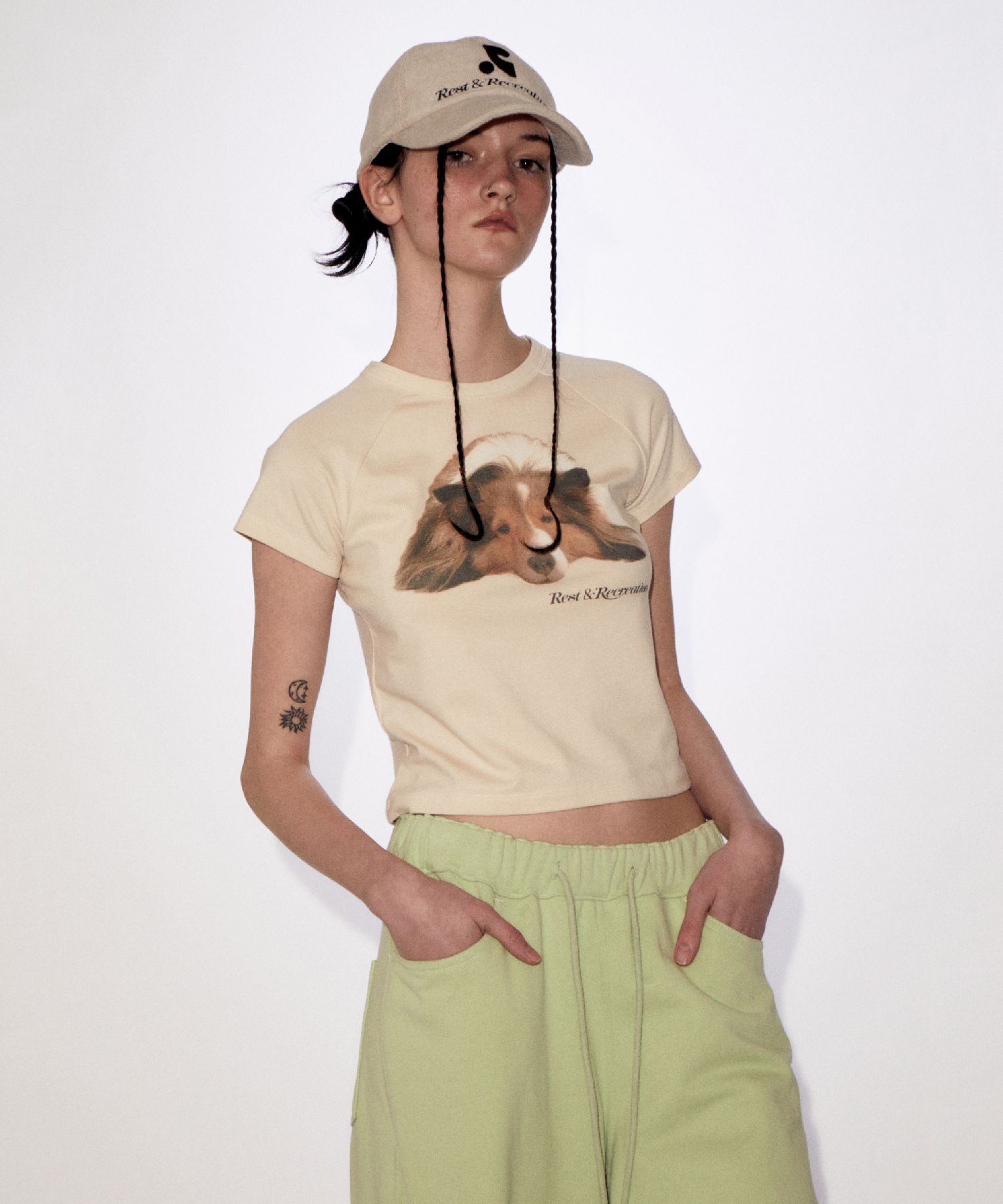 Rest & Recreation☆RIRI CROP T-SHIRT ca1983df0b06ed788f42a1be57642f
