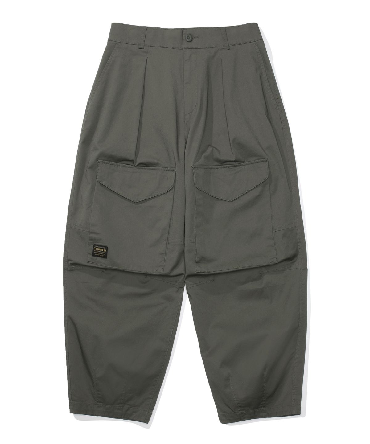 컬럼비아 유니버시티(COLUMBIA UNIVERSITY) MIL-LABEL POCKET WIDE FIT BALLOON PANTS 카키