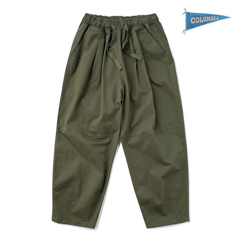 NYC LABEL CP WIDE FIT BALLOON PANTS 다크카키