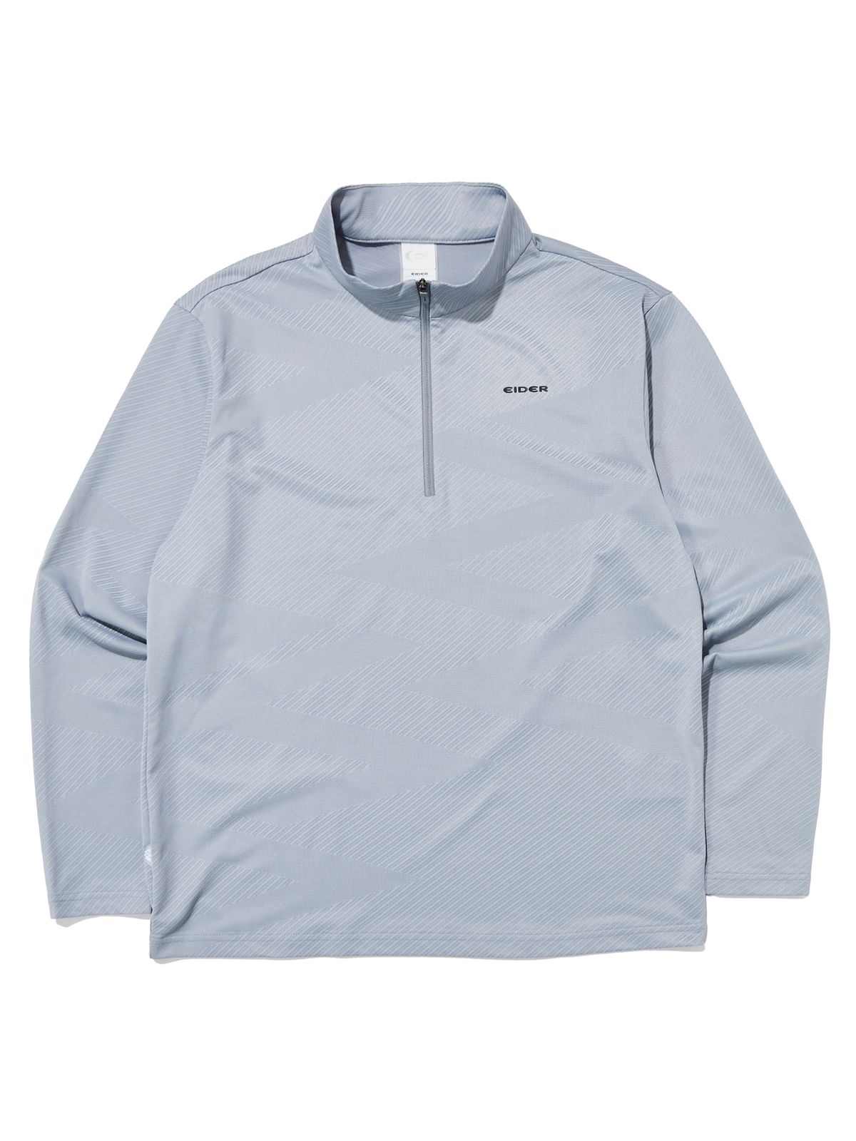 아이더(EIDER) JACQUARD L (자카드 L) 남성 긴팔 집업 티셔츠_Cool Grey