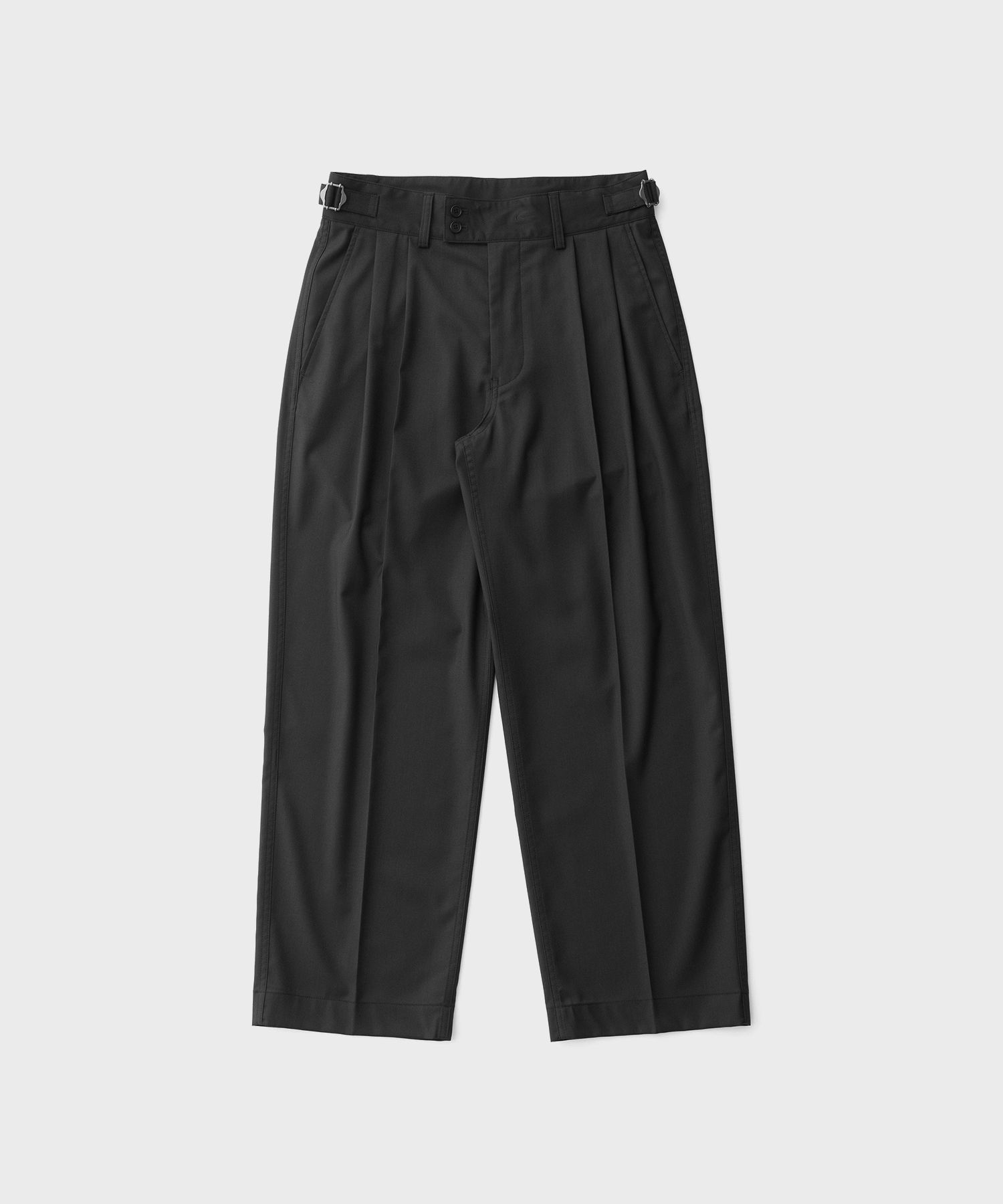 어나더 오피스(ANOTHER OFFICE) Santiago Slacks (Black) - 사이즈