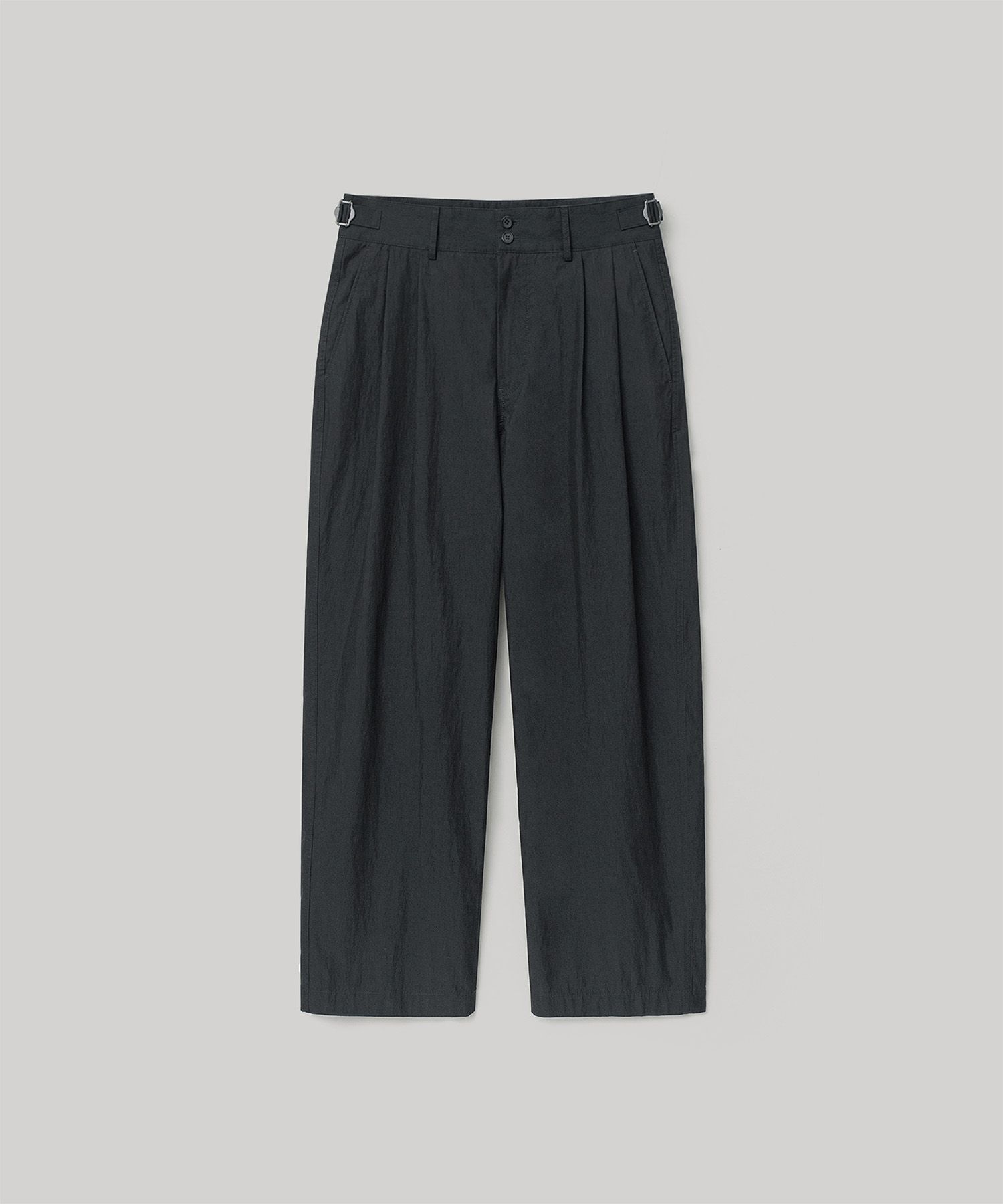MUSINSA | ANOTHER OFFICE Santiago Officer Pants (Almost Black)