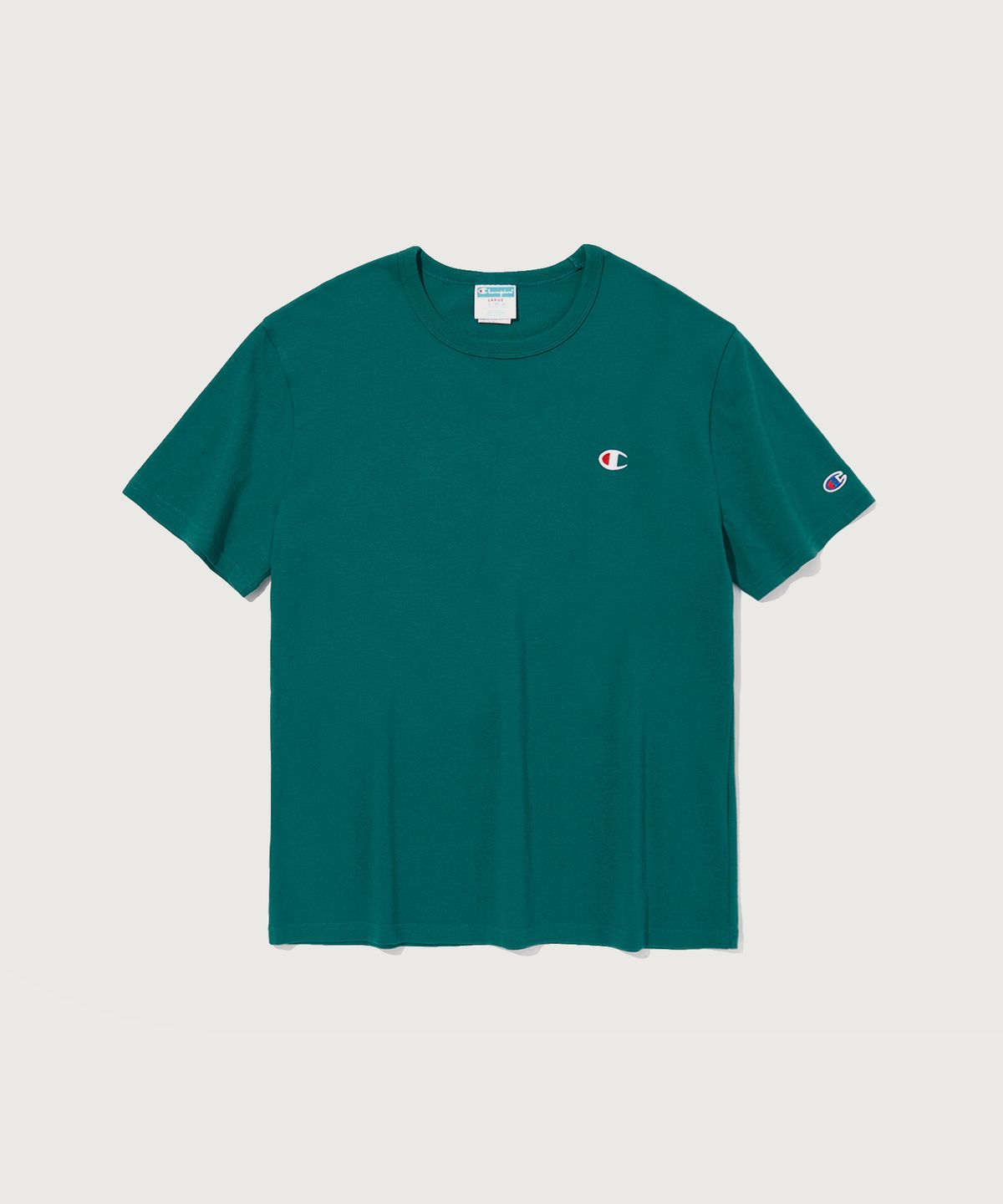 챔피온(CHAMPION) C로고 헤리티지 반팔 티셔츠 Dark Green
