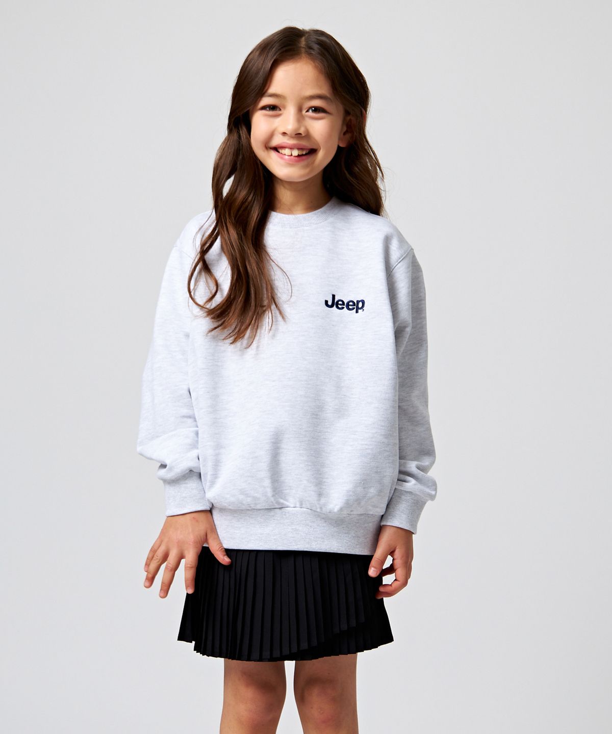지프키즈(JEEPKIDS) 엠로고 크레용 맨투맨_KO5TSU841MW