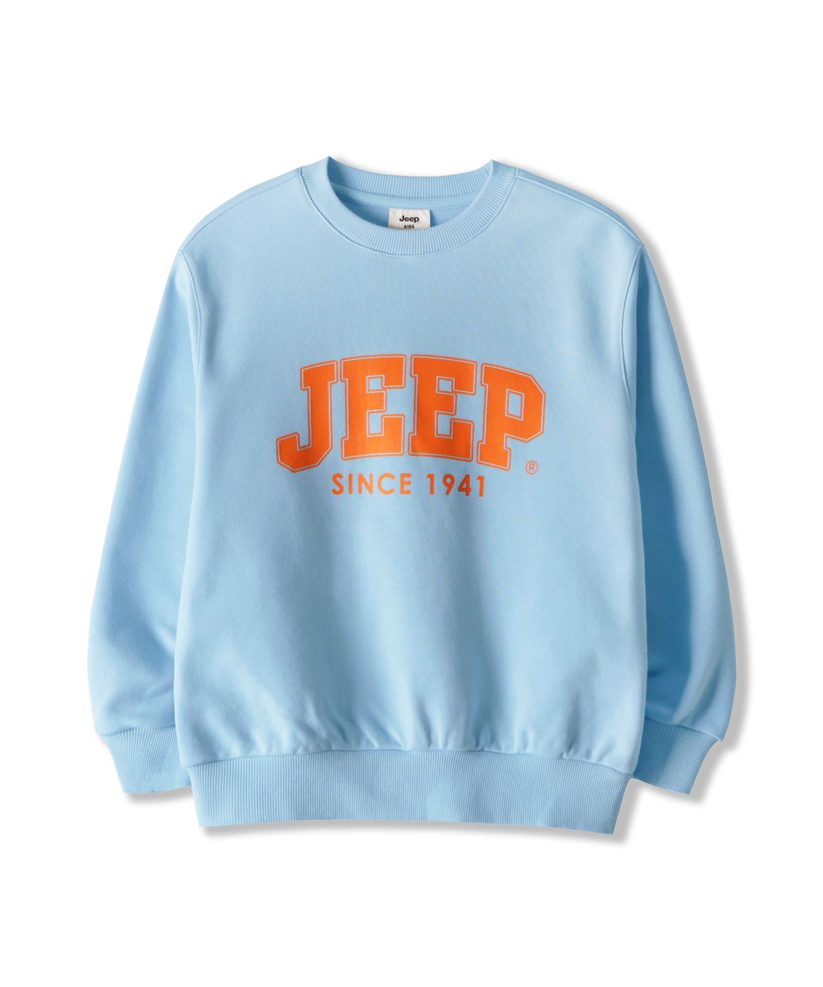 지프키즈(JEEPKIDS) 빅로고 크레용 맨투맨_KO5TSU831LB