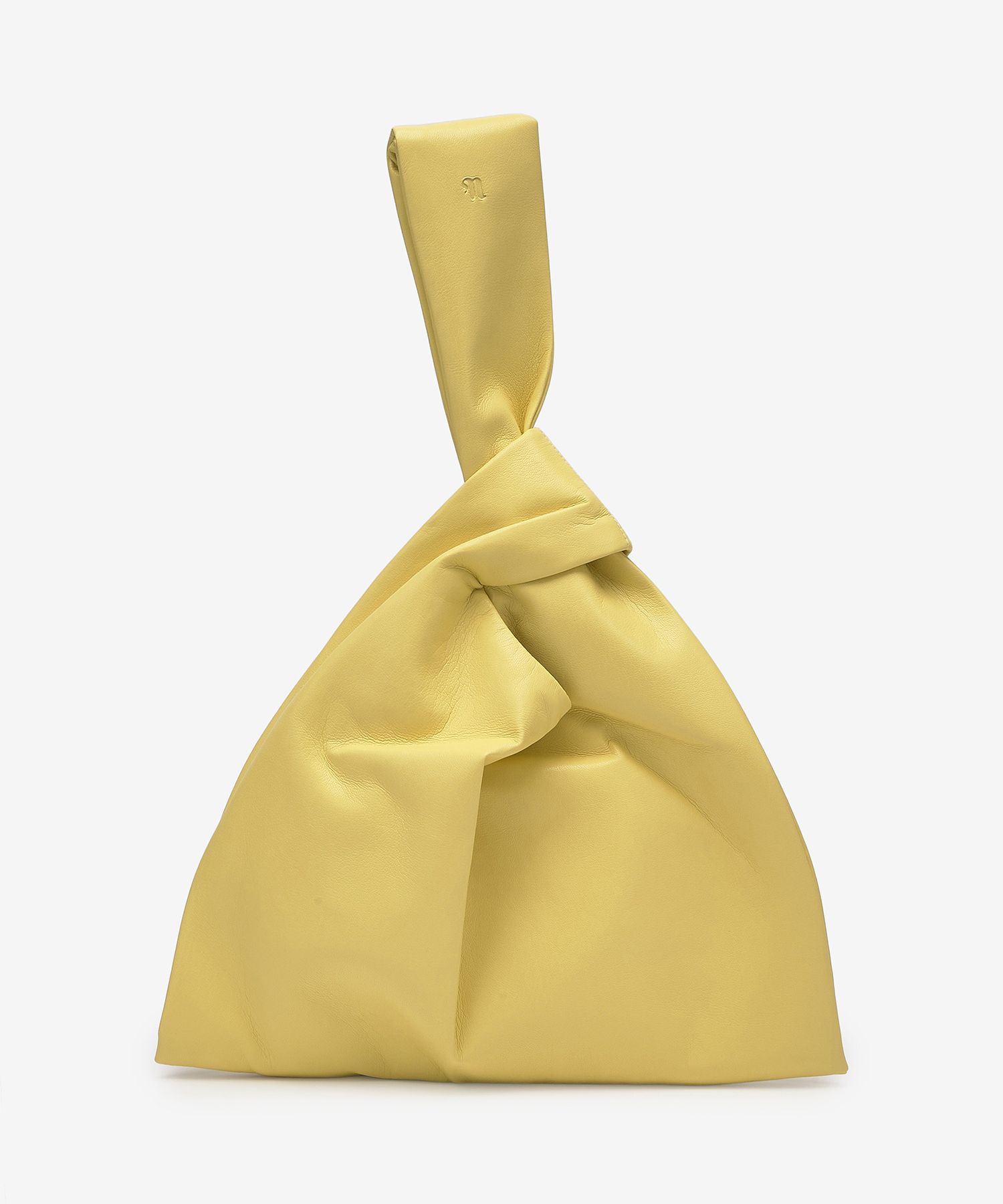 ★nanushka★ Zen Patent Leather Tote Bag Yellow NW23RSBG0691 MUSINSA公式 | NANUSHKA Zen Patents Leather Tote Bag - Yellow