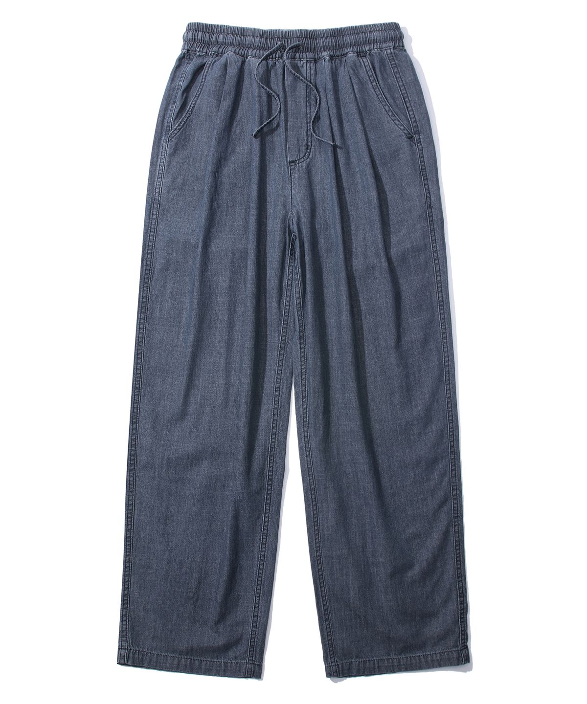 컬럼비아 유니버시티(COLUMBIA UNIVERSITY) MIL-LABEL PINTUCK DENIM PANTS 블랙데님
