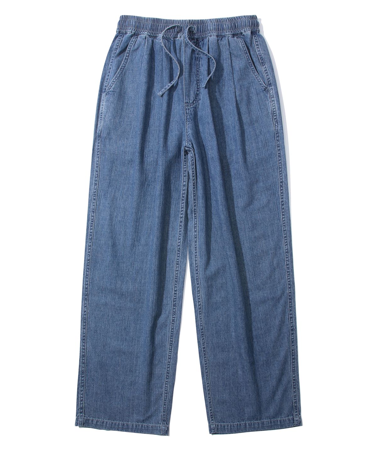 컬럼비아 유니버시티(COLUMBIA UNIVERSITY) MIL-LABEL PINTUCK DENIM PANTS 미드나잇데님