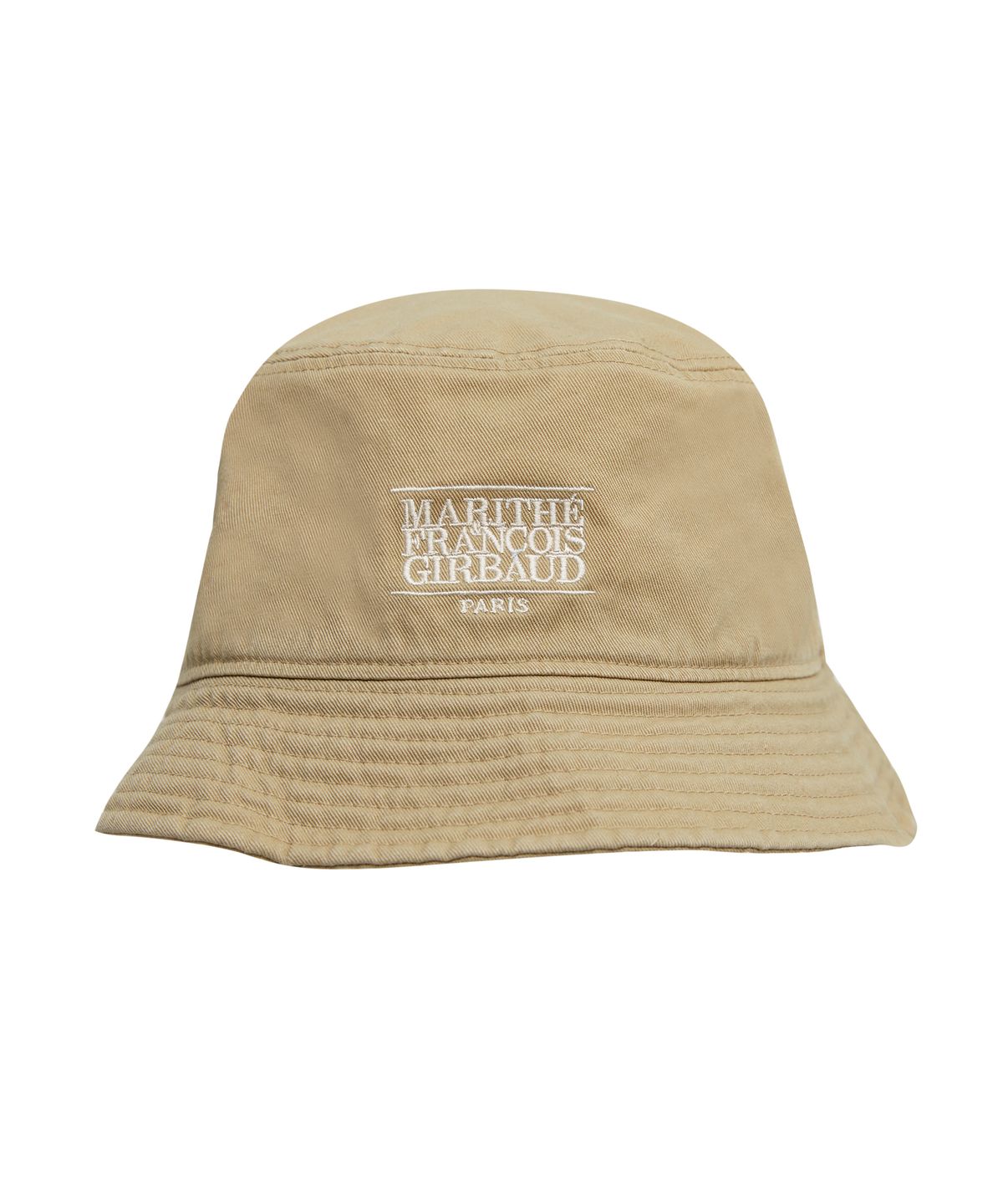 마리떼 프랑소와 저버(MARITHÉ + FRANҪOIS GIRBAUD) CLASSIC LOGO BUCKET HAT beige