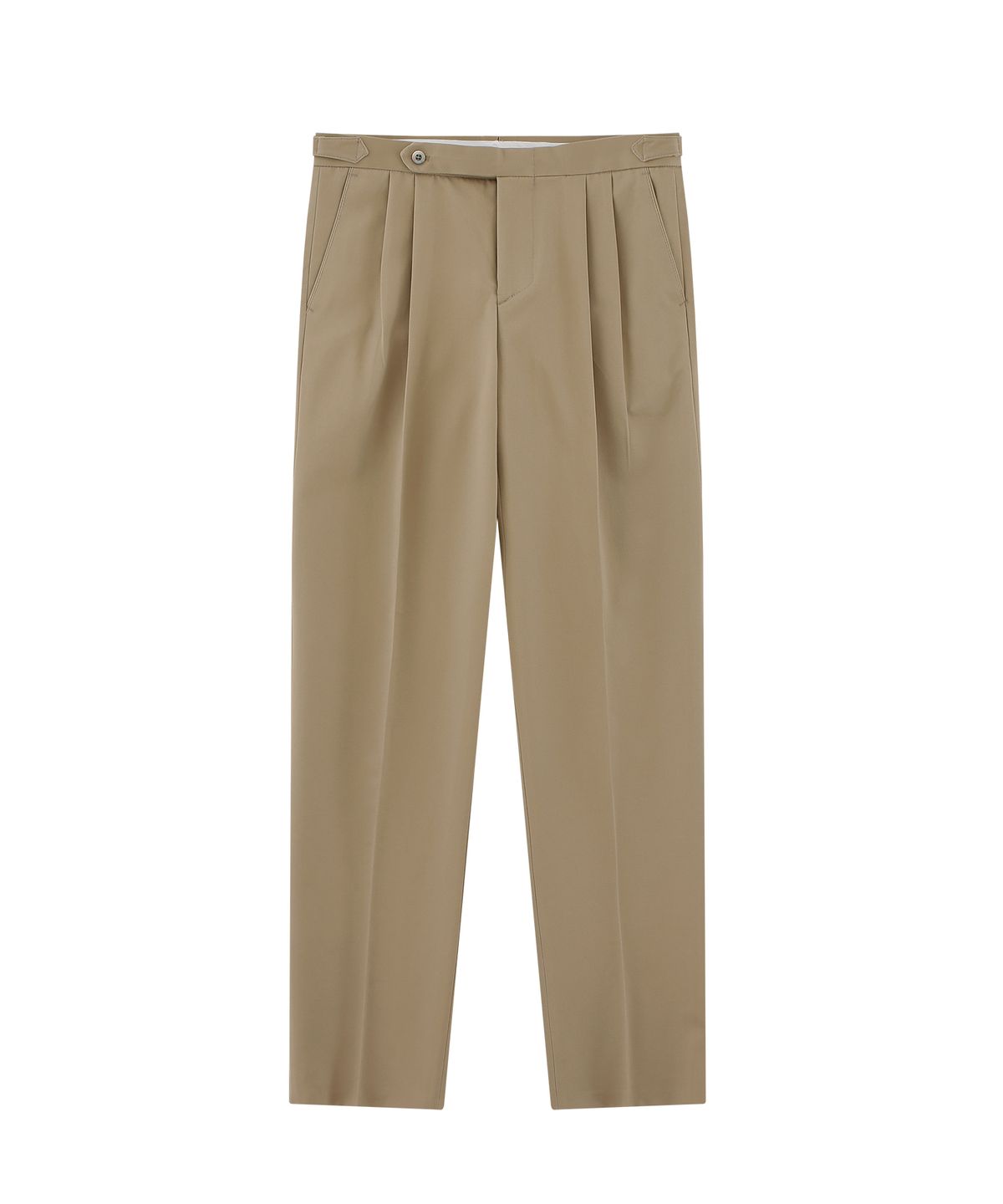 벨리프(BELLIEF) Essential Gaberdine cotton 2Pleats Easy chino (BEIGE)