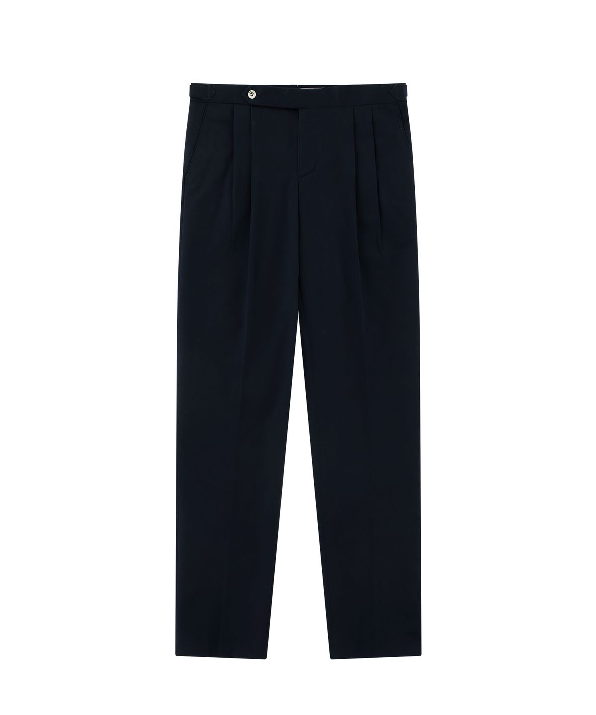 벨리프(BELLIEF) Essential Gaberdine cotton 2Pleats Easy chino (NAVY)