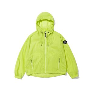 우먼스 크롭 윈드 자켓 라임