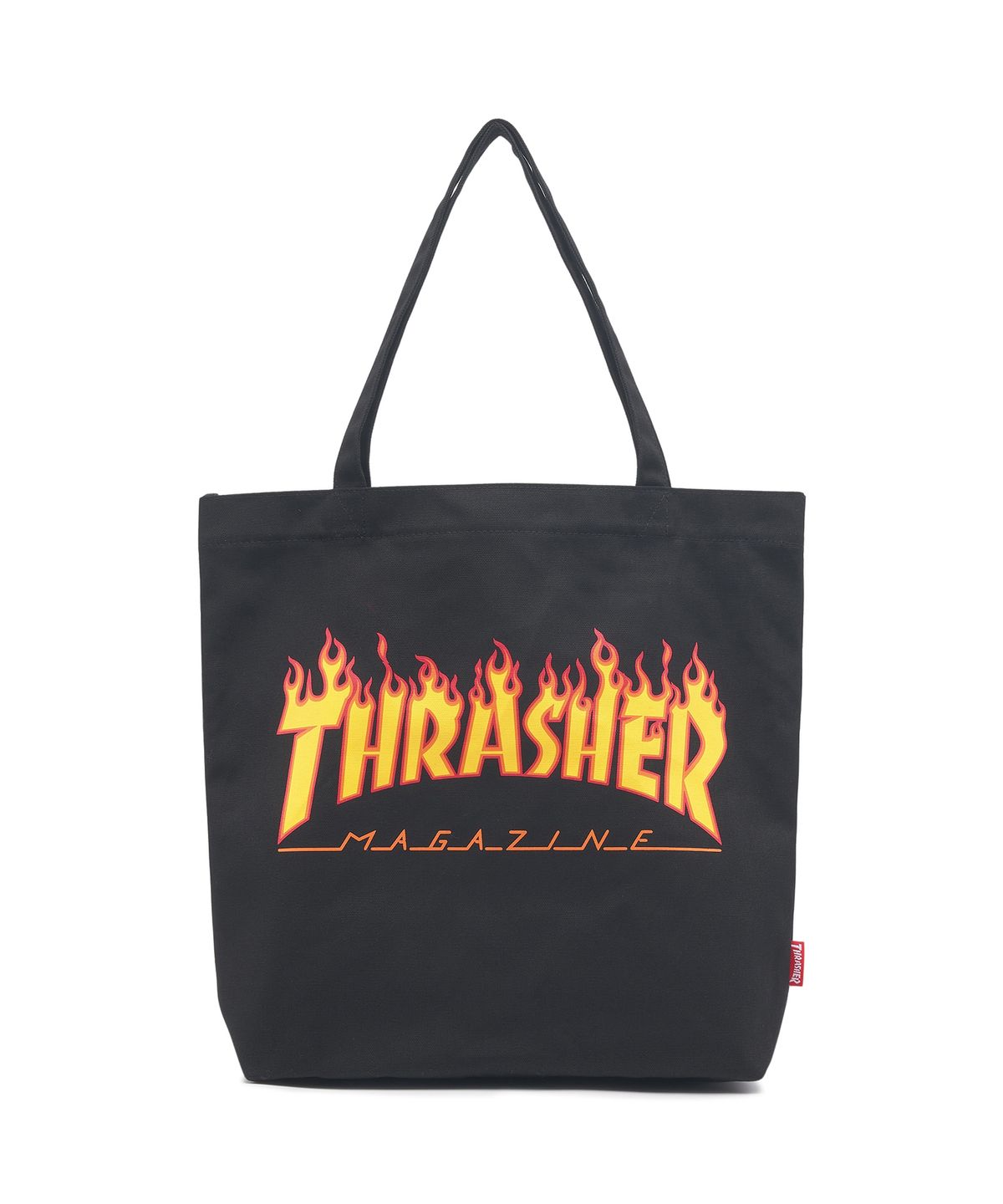 트레셔(THRASHER) 플레임 에코백 블랙