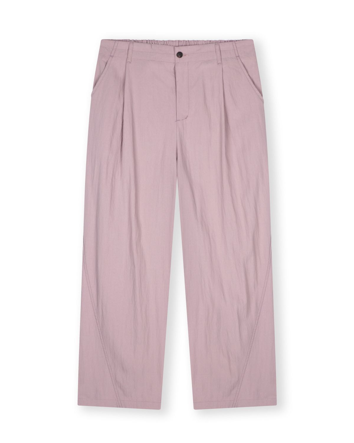 비슬로우(BESLOW) ONE TUCK TWIST SEAM BANDING PANTS PALE PINK