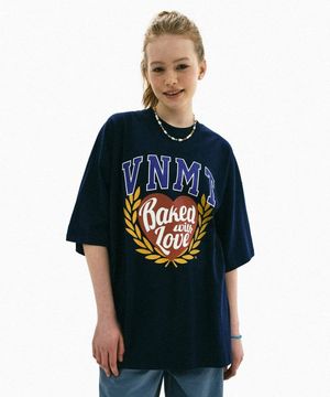 VNMT heart’s oversize t-shirt _navy