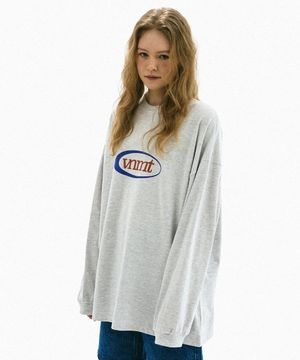 Sport logo supersize long sleeve t-shirt_light gray