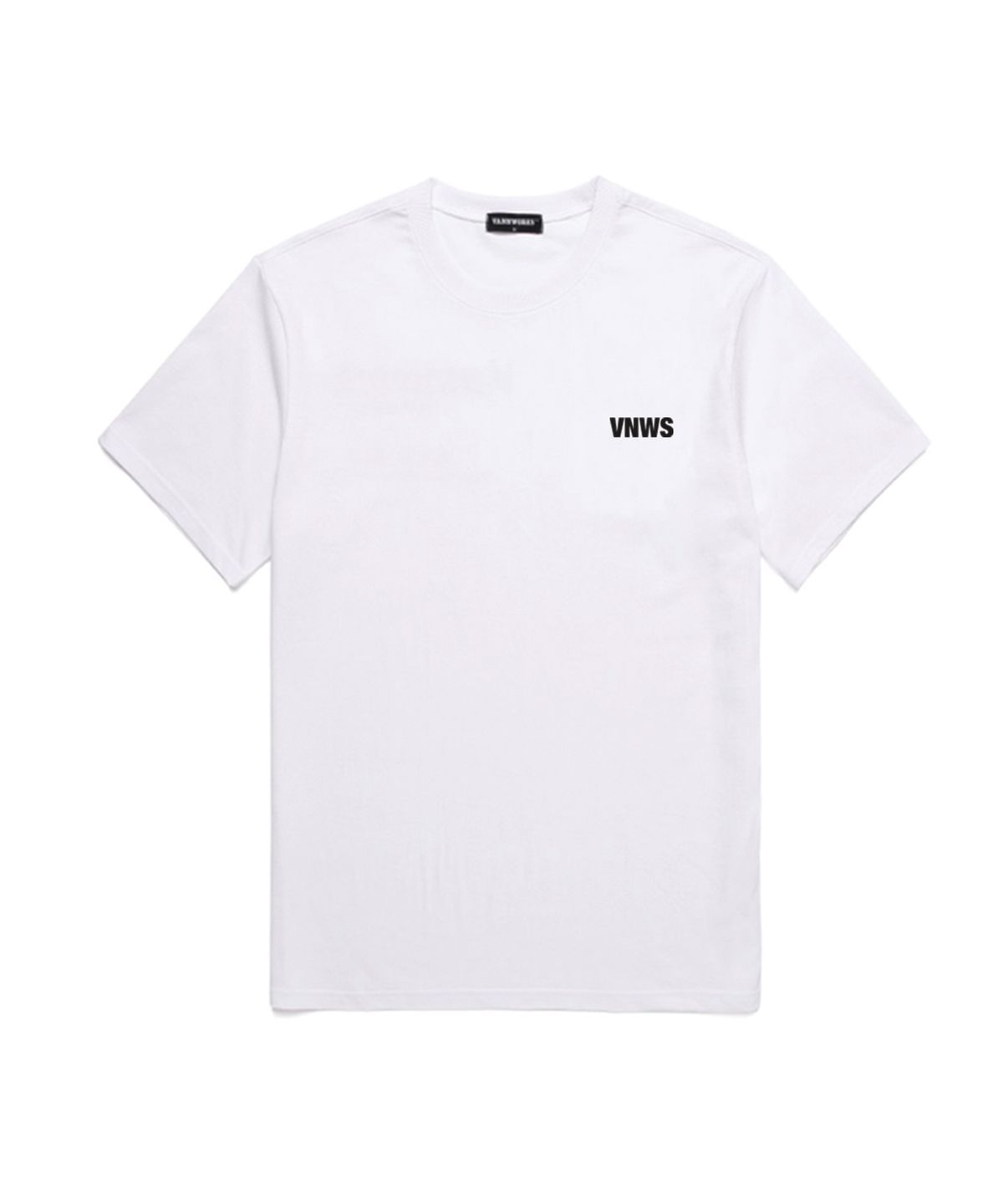 밴웍스(VANNWORKS) VNWS 미니 로고 반팔 티셔츠 (VS0008) 화이트_블랙