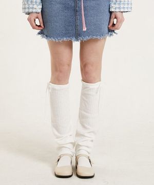STRING LEG WARMER_IVORY