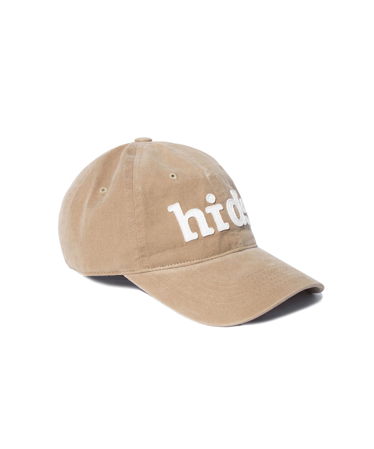 히든비하인드(HIDDEN BEHIND) hide 로고 볼캡(BEIGE)