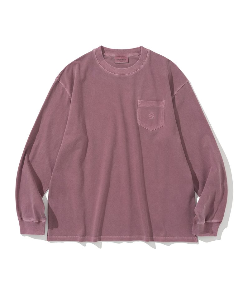 ubc pigment l/s tee red