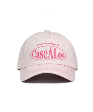Circle logo ball cap - Pastel pink