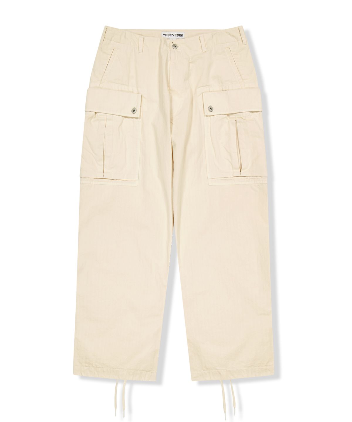 예스아이씨(YESEYESEE) HBT Dyed Field Pants Ivory